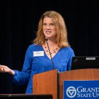 Speaker introducing the next award